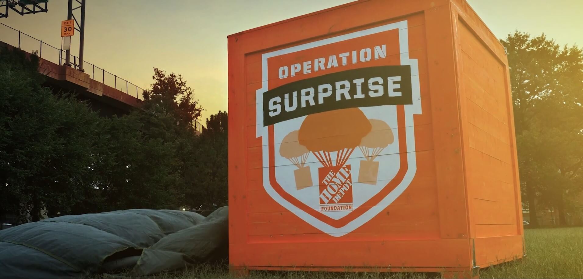 Load video: Home Depot® Operation Surprise