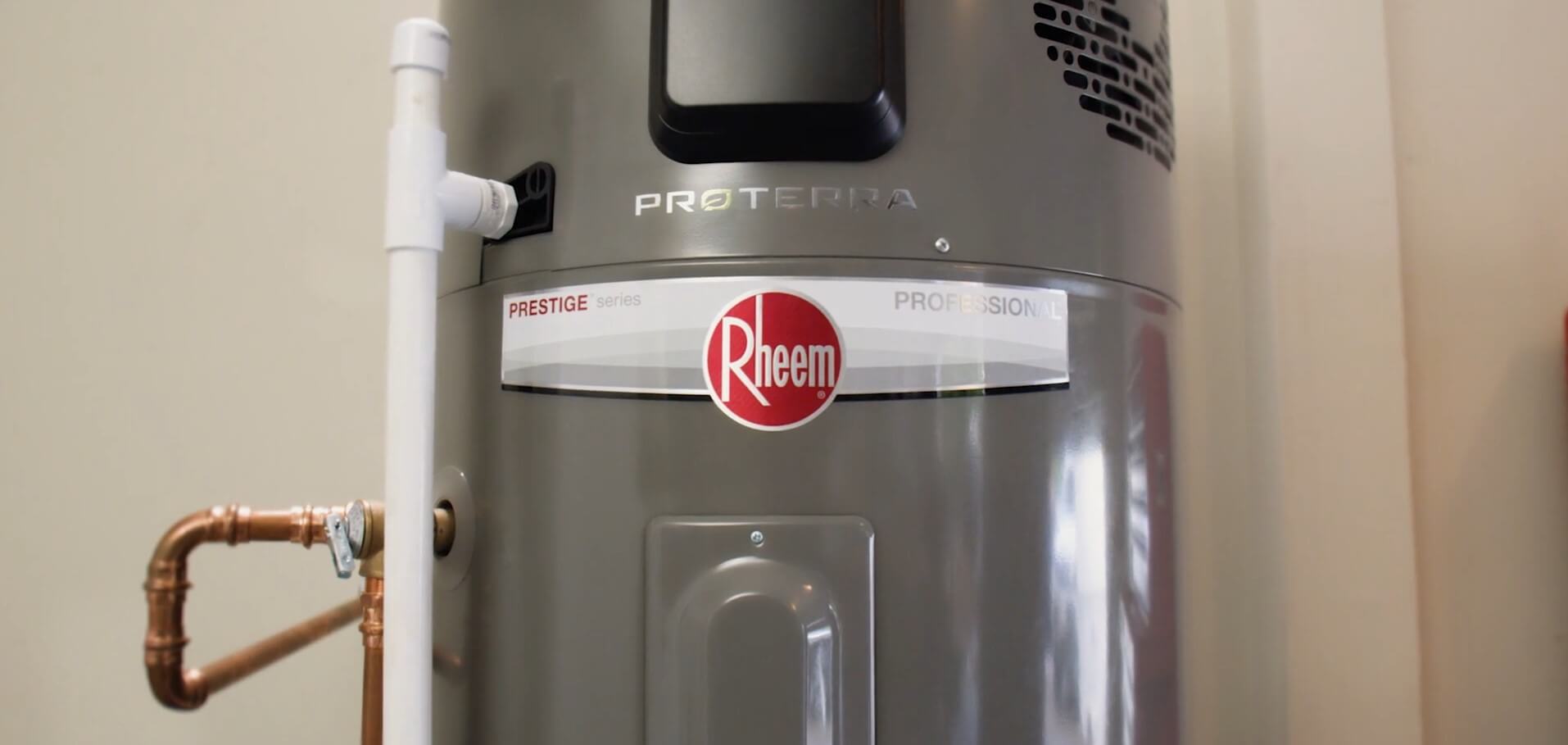 Load video: Rheem® Water Heating